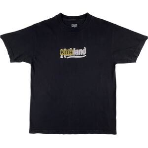 Kith Kithland 2016 Fashion Show Graphic T-Shirt Black Gold Men's M